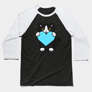 Tuxedo cat Baseball T-Shirt